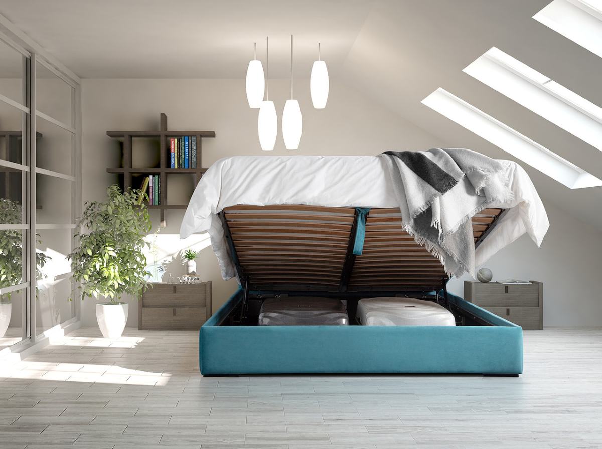 beautiful low storage bed